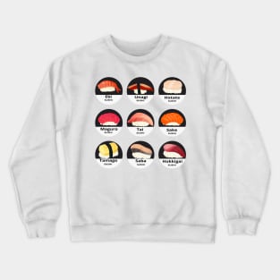 sushi design Crewneck Sweatshirt